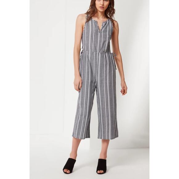 Drew Stripped Sleeveless Wide Leg Jumpsuit Size M Medium Multicolor - Picture 1 of 7